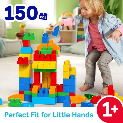 Vista 2 de MEGA BLOKS First Builders Deluxe Building Bag - Juego de juguetes