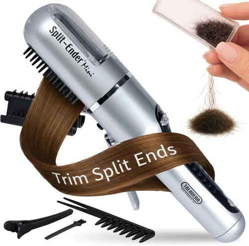 Vista 13 de Split-Ender Mini 2 – Recortadora de Puntas Abiertas original inalámbrica para cabello seco, dañado, quebradizo, rizado, encrespado o lacio