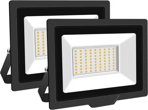 Vista 10 de SKYWORLD Paquete de 2 luces LED de inundación para exteriores, 20 W 2000 lm, luz de inundación LED de seguridad, luz diurna de 4000 K, luz blanca
