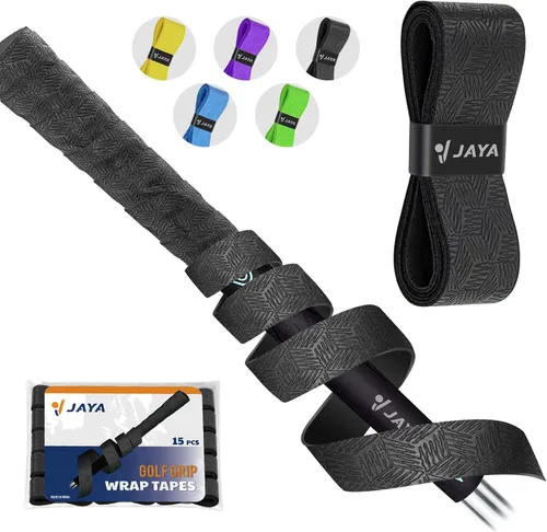 Vista 12 de JAYA Golf Grip Wrapping Tape – Regrip Your Clubs in 1 Minute, PU Overgrip, No Solvent Needed, 3 or 15 Pack
