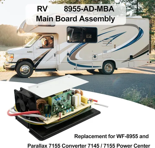 Vista 7 de 8955-AD-MBA Convertidor RV Unidad de reemplazo de montaje de placa principal de CC de 55 amperios para centro de potencia de la serie 8900-AD