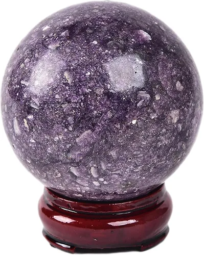 Vista 80 de JIC Gem Piedra Natural de Jaspe Africano Cristal de Curación Esfera Adivinación Bola de Piedra Preciosa, Feng Shui Reiki Aura Decoración