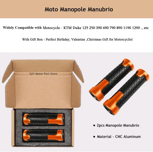 Vista 5 de Empuñadura universal Duke para manillar de 7/8 pulgadas, 0.866 in, se adapta a Duke 125 390 RC125 RC200 RC390 690 790 890 1190 1290/Adventure