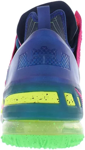 Vista 3 de Nike Tenis de baloncesto Lebron 18 para hombre, NegroVerde Eléctrico-Negro