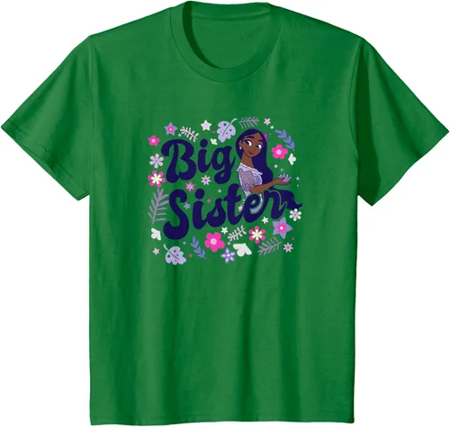 Vista 45 de Disney Encanto Isabela Madrigal Big Sister - Camiseta floral, gris, S Asfalto