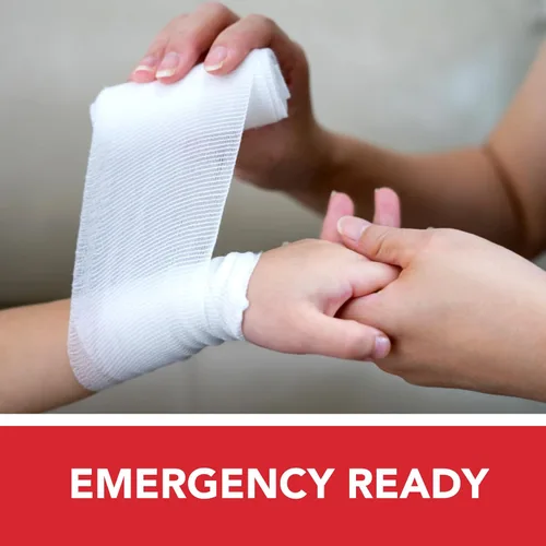 Vista 4 de All Health Kit de cuidado de heridas y suministros de primeros auxilios, 40 piezas para heridas de tamaño pequeño a mediano, uso profesional