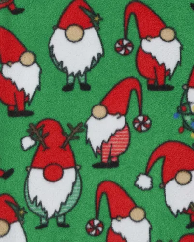 Vista 5 de The Children's Place - Conjunto de pijama de Navidad a juego para la familia, de vellón, para adulto, niño grande, niño pequeño, bebé