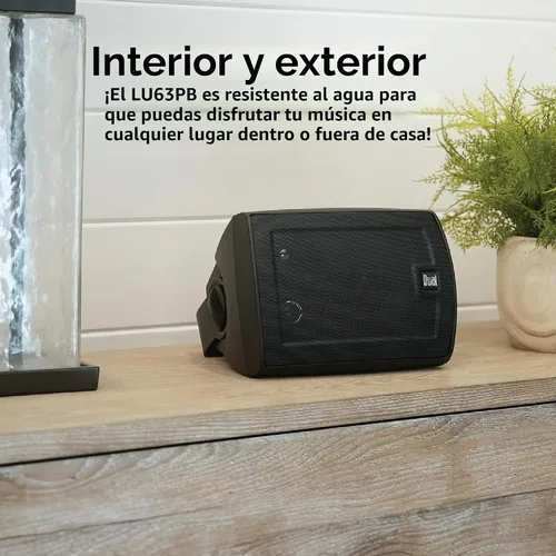 Vista 2 de Dual Electronics LU63PB 6.5 "Negro 3 vías alto rendimiento al aire libre interior altavoces con DBTMA100 negro micro inalámbrico Bluetooth