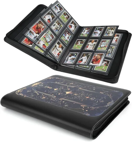 Vista 21 de Carpeta Toploader CARDBINDER, Estuches Duros Toploader, Fundas de 4 Bolsillos para hasta 128 Tarjetas. Carpeta de Tarjetas Toploader con Fundas