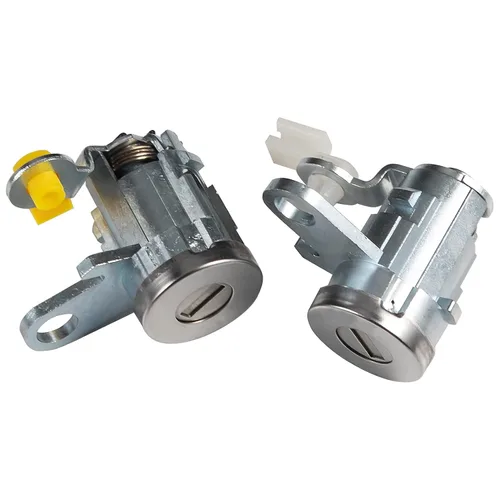 Vista 2 de Juego de 2 cilindros de cerradura de puerta con llave para Tacoma 1995-2004 DL108R lado del conductor y del pasajero izquierdo y derecho para Tacoma
