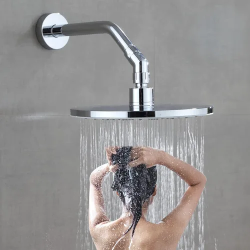Vista 3 de Adaptador de Codo para Cabezal de Ducha, Adaptador de Codo para Brazo de Ducha para Duchas de Mano y Duchas Montadas en Pared, Extensión de Brazo