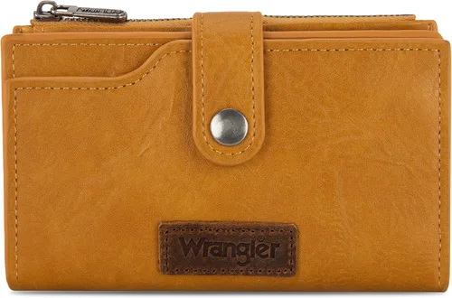 Vista 29 de Wrangler - Billetera para mujer con tarjetero plegable, cierre y ventana para identificación