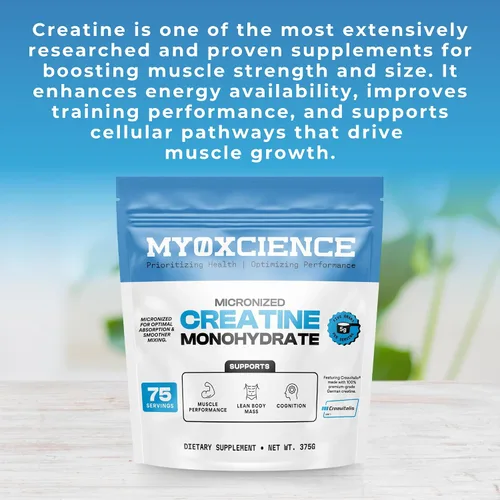 Vista 4 de MYOXCIENCE Creavitalis Micronized Creatine 75 porciones