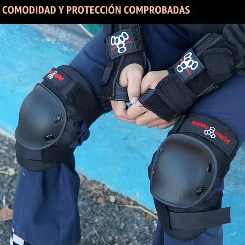 Vista 5 de Triple Eight Rodilleras protectoras (1 par), color negro, talla única