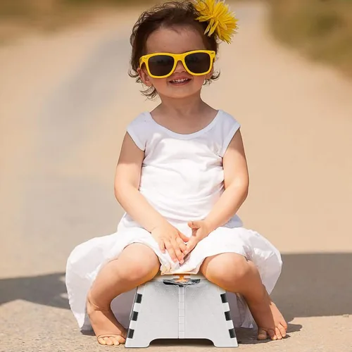 Vista 9 de Asiento de entrenamiento portátil para niños pequeños, inodoro plegable para niños, inodoro plegable para niños, orinal de viaje para automóvil