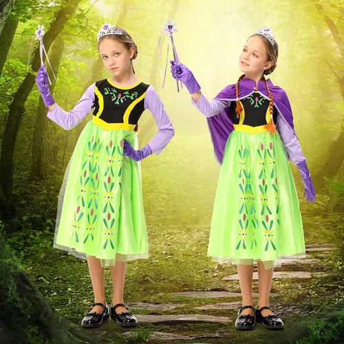 Vista 5 de Twister.CK Disfraz de princesa de Halloween para niñas, Halloween, Navidad, cumpleaños, juego de rol, disfraz de cosplay