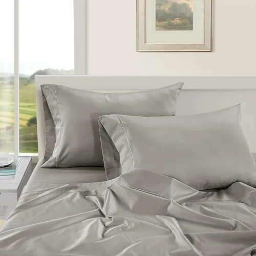 Vista 96 de LANE LINEN - Sábanas individual 100% algodón egipcio suave, cómodo y grueso de calidad de hotel, costuras reforzadas totalmente elásticas, sin