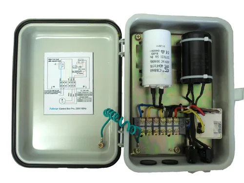Vista 7 de Bomba sumergible de pozo de 3 HP de 4 "Juego completo con motor, extremo de bomba y caja de control. Cabezal máximo de 620 pies, nominal 15gpm
