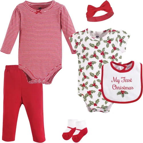 Vista 56 de Hudson Baby Juego de canastilla de algodón unisex para bebé Arcos de ballet Bunny