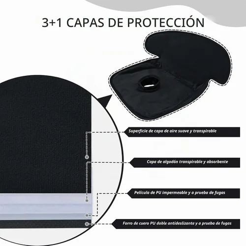 Vista 4 de INFANZIA Protector de Asiento para Auto, Protector de Asiento para Coche Impermeable para Entrenamiento de Baño para Niños Pequeños, Bebés