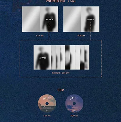 Vista 3 de I AM YOU 3rd Mini Album 2 Ver SET I AM + YOU 2CD+2ea Photo Book+6p QR Photo Card +1p Store Gift Photo Card+FREE TRACKING