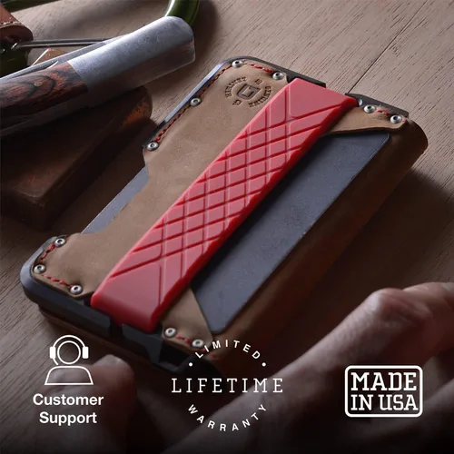Vista 6 de Dango D01 Dapper EDC Wallet - Hecho en Estados Unidos - Cuero genuino aluminio CNC y bloqueo RFID