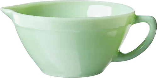 Vista 2 de Jadeite Glass Collection™ - Tazón mezclador de 1.25 cuartos de galón con mango