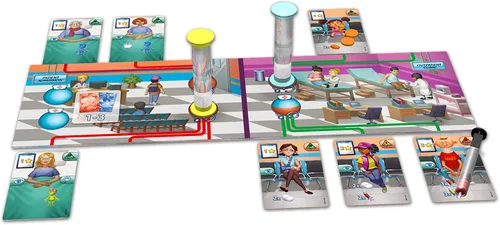 Vista 3 de Artipiagames Rush M.D. - Juego de mesa cooperativo Artipia Games - Colocación de trabajadores, estrategia, dexeridad, edades 14+, 1-4 jugadores
