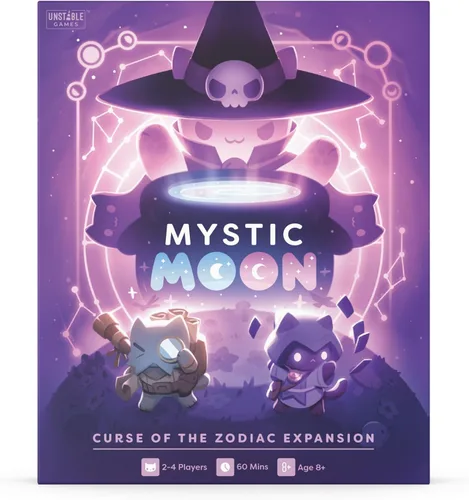 Vista 2 de Unstable Games Paquete de expansión Mystic Moon Curse of the Zodiac