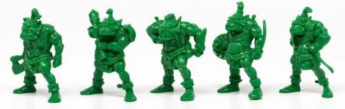 Vista 4 de Mini figura de acción de criatura, orcos mutantes de 2 pulgadas, figuras de fantasía - XL escala 1/32 DND 5 piezas personajes accesorios RPG