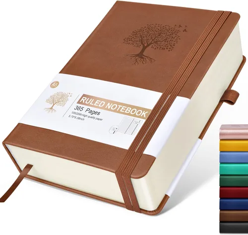 Vista 18 de Ansopu Cuaderno de puntos, 360 páginas numeradas, cuadrícula de puntos, de 8.5 x 11 pulgadas, papel de punto de 3.53 oz/m², tapa dura gruesa