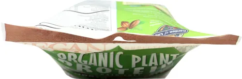 Vista 3 de Proteína Orgánica para Jardín de Vida, 11803, Chocolate, 1, 1 Probióticos y enzimas: polvo a base de plantas, aminoácidos, sin OMG, sin granos