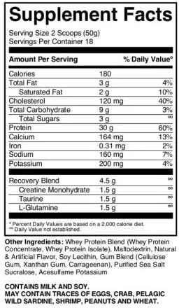Vista 4 de Equate Proteína de suero de vainilla suave 2 libras