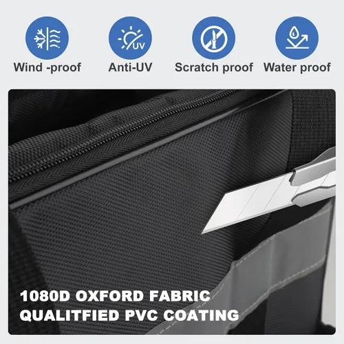 Vista 5 de CREAMi NC701 - Bolsa de transporte impermeable para Ninja Swirl - Bolsa de almacenamiento portátil para máquina de helados CREAMi, apertura lateral