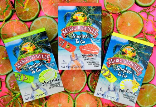 Vista 7 de Mezcla para preparar margaritas Margaritaville Singles To Go, 6 unidades, paquete de 3 6 Servings Each, 18 Total Servings - Non-Alcoholic