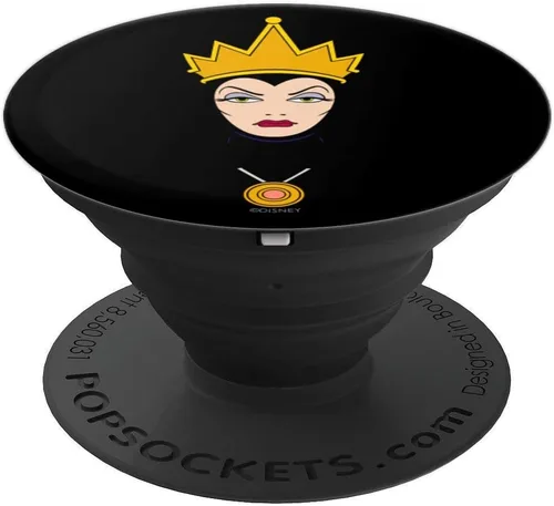 Vista 4 de Disney Villains Evil Queen PopSockets - Agarre y soporte para teléfonos y tabletas, Negro