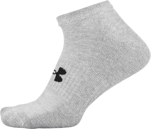 Vista 4 de Under Armour Calcetines de algodón invisibles para mujer, varios pares