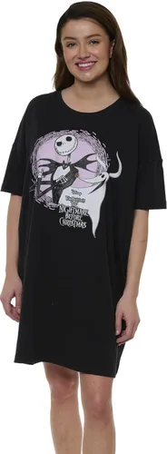 Vista 11 de Disney Pijama para mujer con estampado de Mickey y Minnie Mouse, talla única y talla grande Navidad