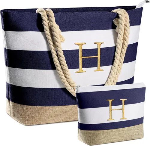 Vista 67 de YOOLIFE Bolsas de playa para mujer, bolsa de lona de viaje, bolsa impermeable para piscina, artículos esenciales de viaje, regalos para mujeres