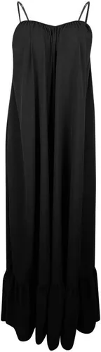 Vista 3 de SNKSDGM Vestido de fiesta casual de verano sin mangas con cuello en V para mujer, tirantes delgados básicos, vaporoso, corto, vestido de playa