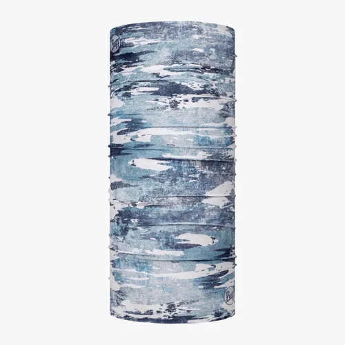 Vista 9 de BUFF CoolNet - Polaina de cuello UV, protección solar UPF 50, transpirable, versátil, máscara facial de secado rápido, blanco y gris, tamaño adulto