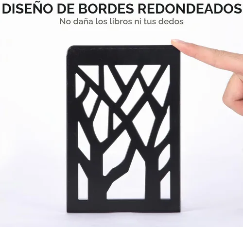 Vista 3 de Soporte para libros, sujetalibros, extremos de libros para estantes, sujetalibros para estantes, sujetalibros, extremos de libros para libros
