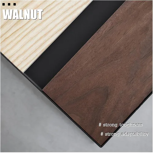 Vista 5 de Mesa de té Cofee Mesa de Centro para Sala moderna y minimalista mesa de té de oficina con madera rectangular y marcos de metal estables, para sala