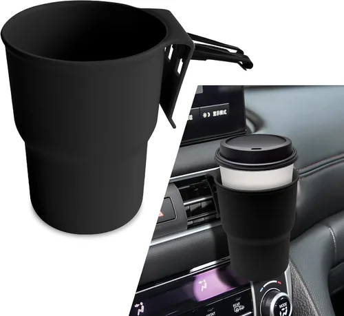 Vista 8 de Gancho para portavasos de automóvil, soporte para tazas de puerta de automóvil, contenedor de botella de bebida con clips de ventilación de aire