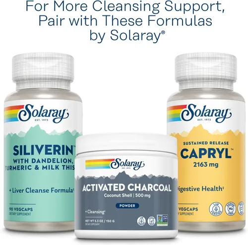 Vista 6 de Solaray Yeast-Cleanse - 90 Cápsulas vegetarianas