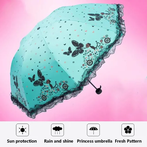 Vista 3 de ACGrade Sombrilla, sombrilla de encaje, sombrilla de encaje, sombrilla de encaje para mujer, sombrillas para mujer, sombrilla de verano para mujer