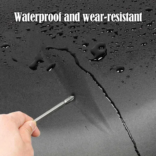 Vista 8 de Funda universal para asiento de motocicleta con elástico, cuero PU transpirable, funda impermeable para asiento para la mayoría de asientos de Negro