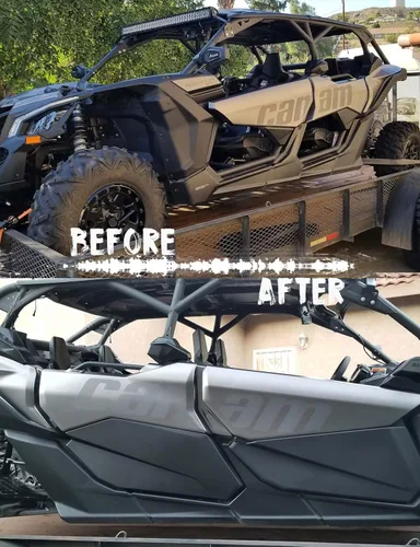 Vista 3 de Chelhead Accesorios Can Am X3, elevadores de asiento y panel inferior de puerta para 4 puertas compatibles con Can am Maverick X3 2017-2023