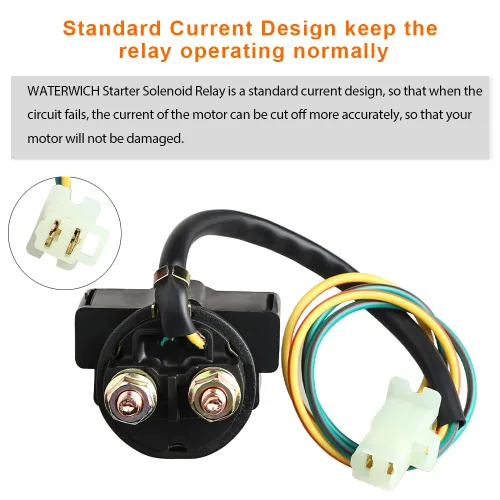 Vista 5 de WATERWICH Relé solenoide de arranque compatible con Honda 300 Fourtrax TRX300 TRX300FW 2X4 4x4 1988 1989 1990 1991 1992 1993 1994 1995 1996 1997
