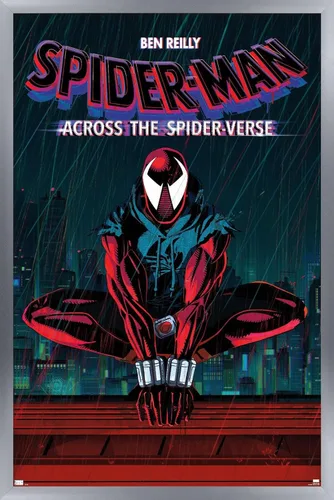 Vista 7 de Trends International Marvel Spider-Man: Across The Spider-Verse - Póster de pared de una hoja de Ben Reilly, 34 pulgadas de largo x 22.4 W, versión